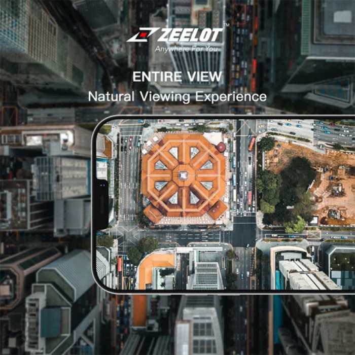 CƯỜNG LỰC IPHONE 12 / 12 PRO ZEELOT ENTIRE VIEW STEEL WIRE MATTE PUREGLASS